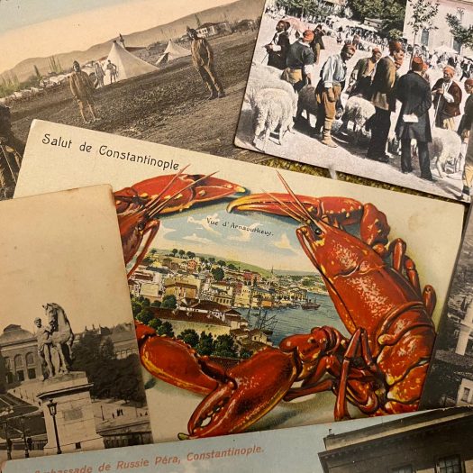 eski kartpostal alıyoruz