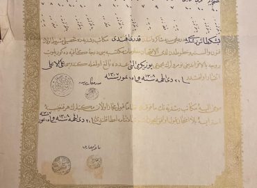 osmanlıca berat alıyoruz