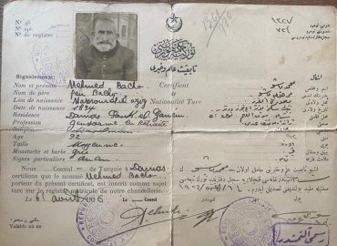 evinizden osmanlıca belge alıyoruz